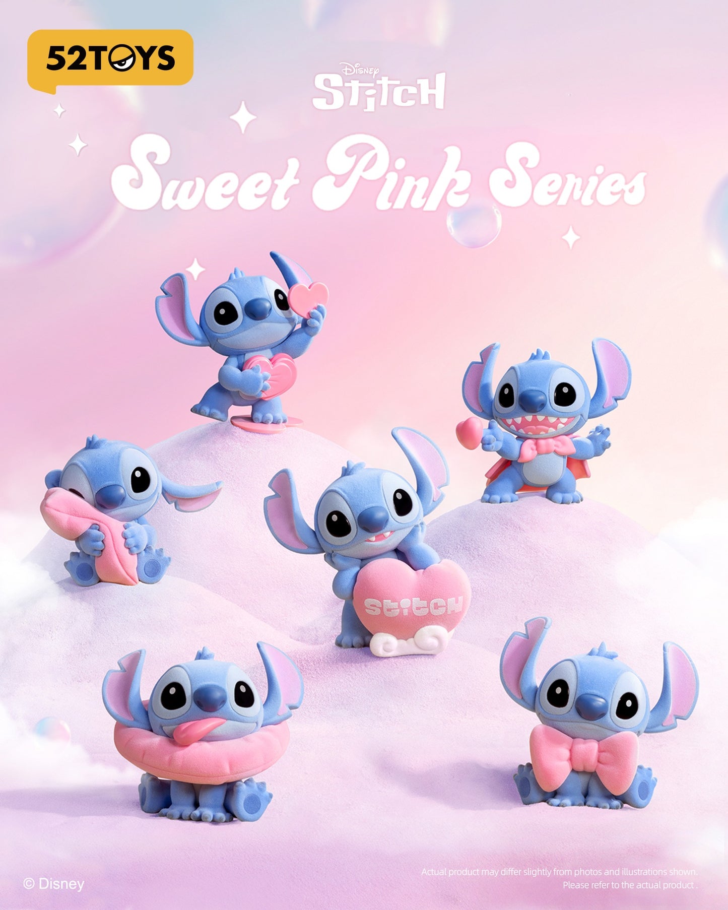 52TOYS Stitch Sweet Pink Series blind box