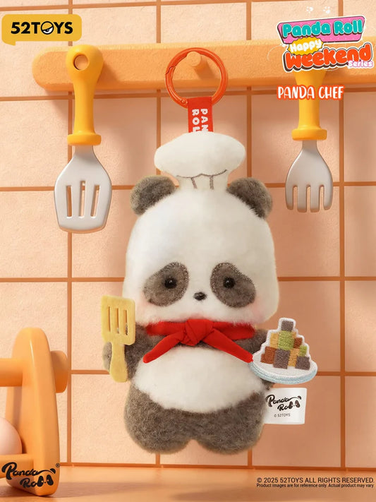 Plush blind box: Panda Roll Happy Weekend Series (52TOYS)