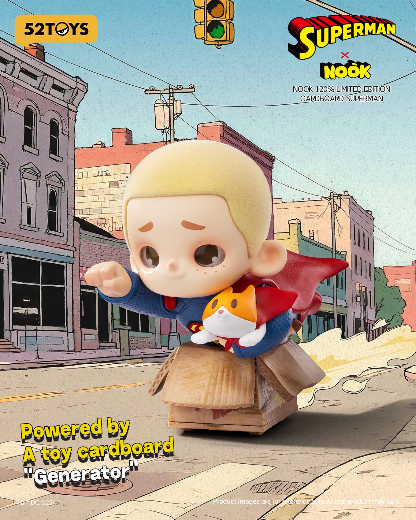 NOOK 120% Limited Edition – Cardboard Superman (52TOYS)