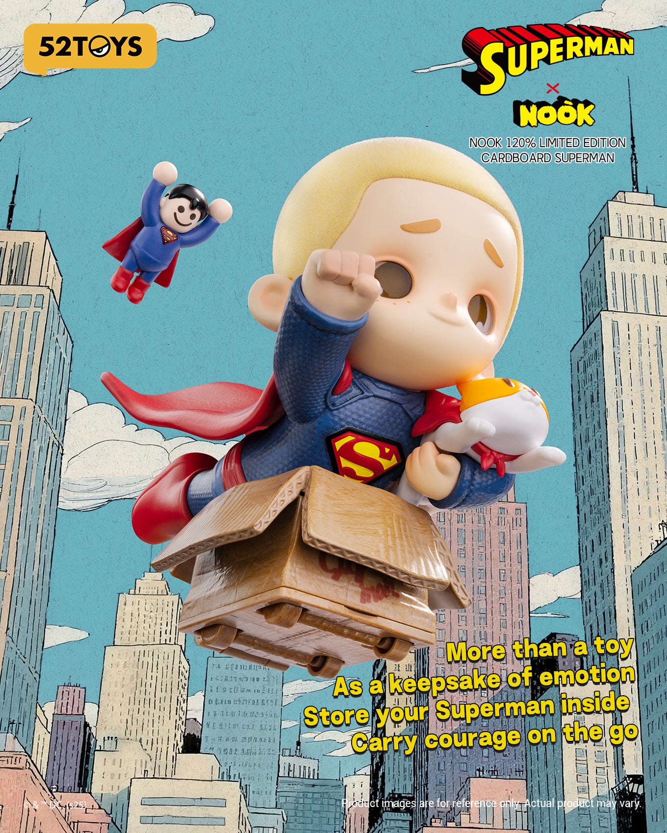 NOOK 120% Limited Edition – Cardboard Superman (52TOYS)