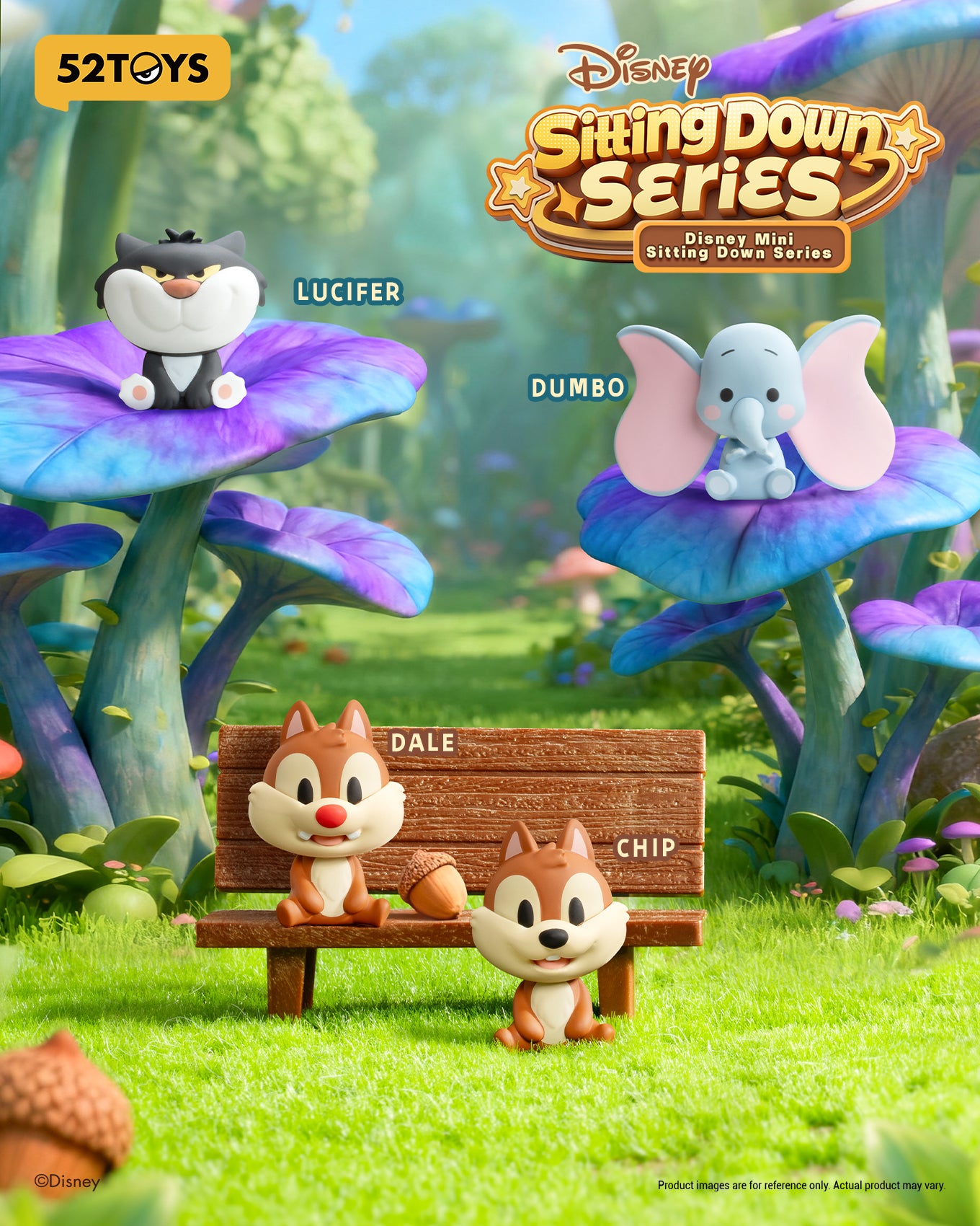 52TOYS Blind Bag: Disney Mini Sitting Down Series