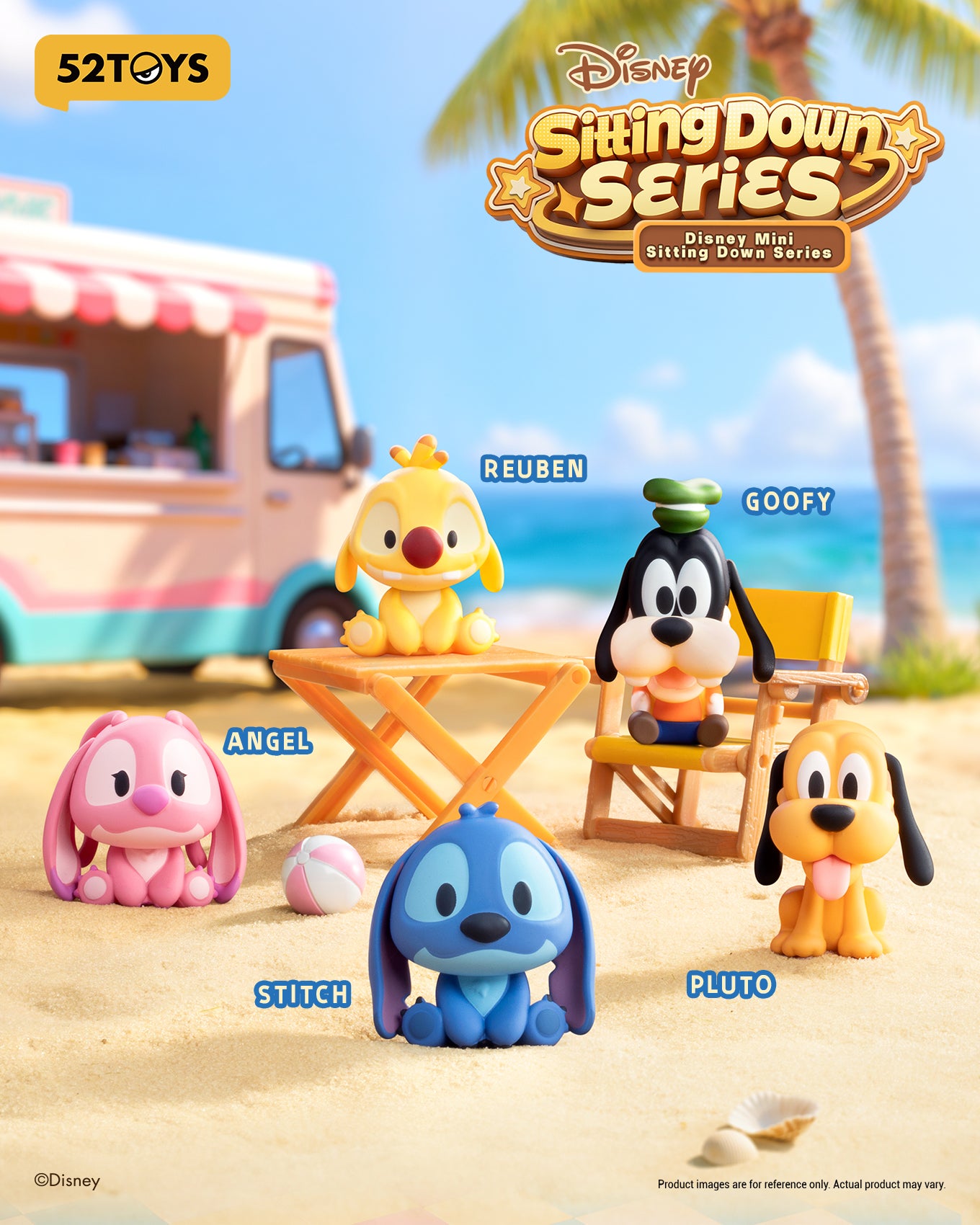 52TOYS Blind Bag: Disney Mini Sitting Down Series