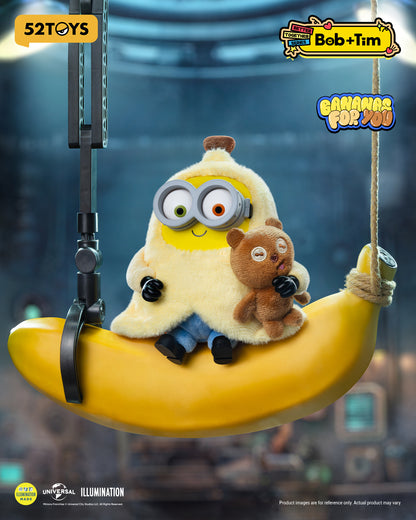 Minions "Bob & Tim – Best Buddies Forever" Series Vinyl Plush Keychain Blind Box - 52TOYS