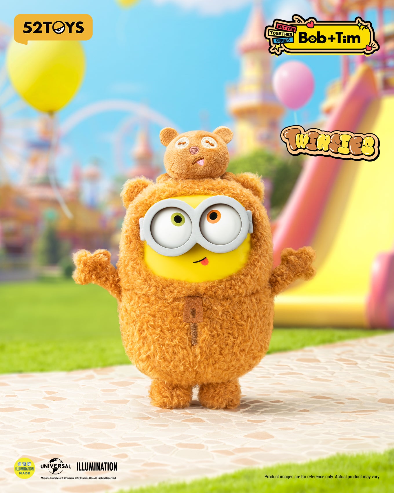 Minions "Bob & Tim – Best Buddies Forever" Series Vinyl Plush Keychain Blind Box - 52TOYS