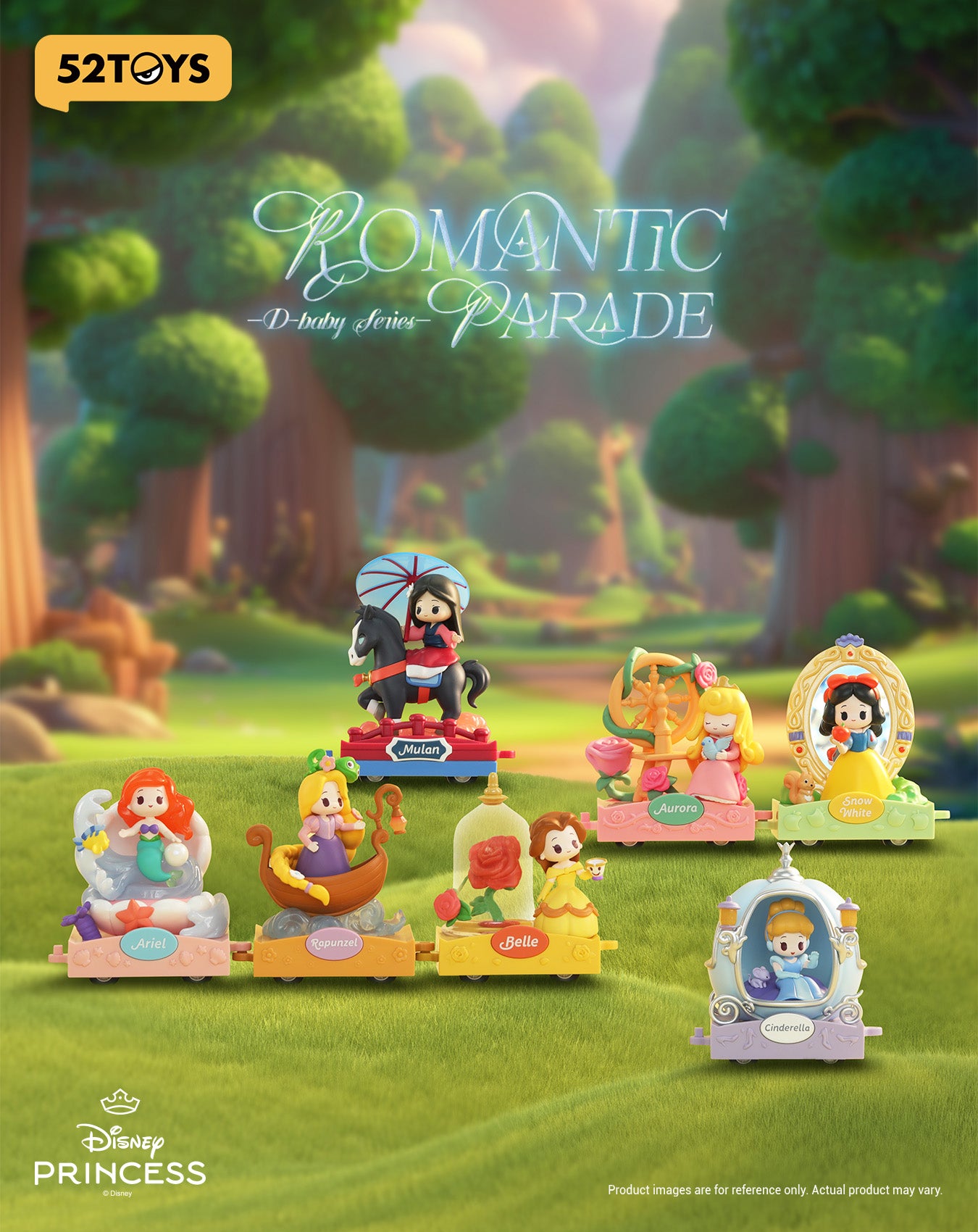 Disney Princess D-baby Series – Romantic Parade (52TOYS blind box)