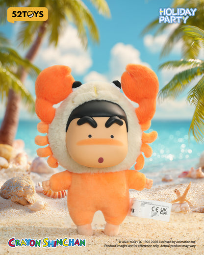 Crayon Shin-chan "Holiday Party" Series Vinyl Plush Keychain Blind Box - 52TOYS