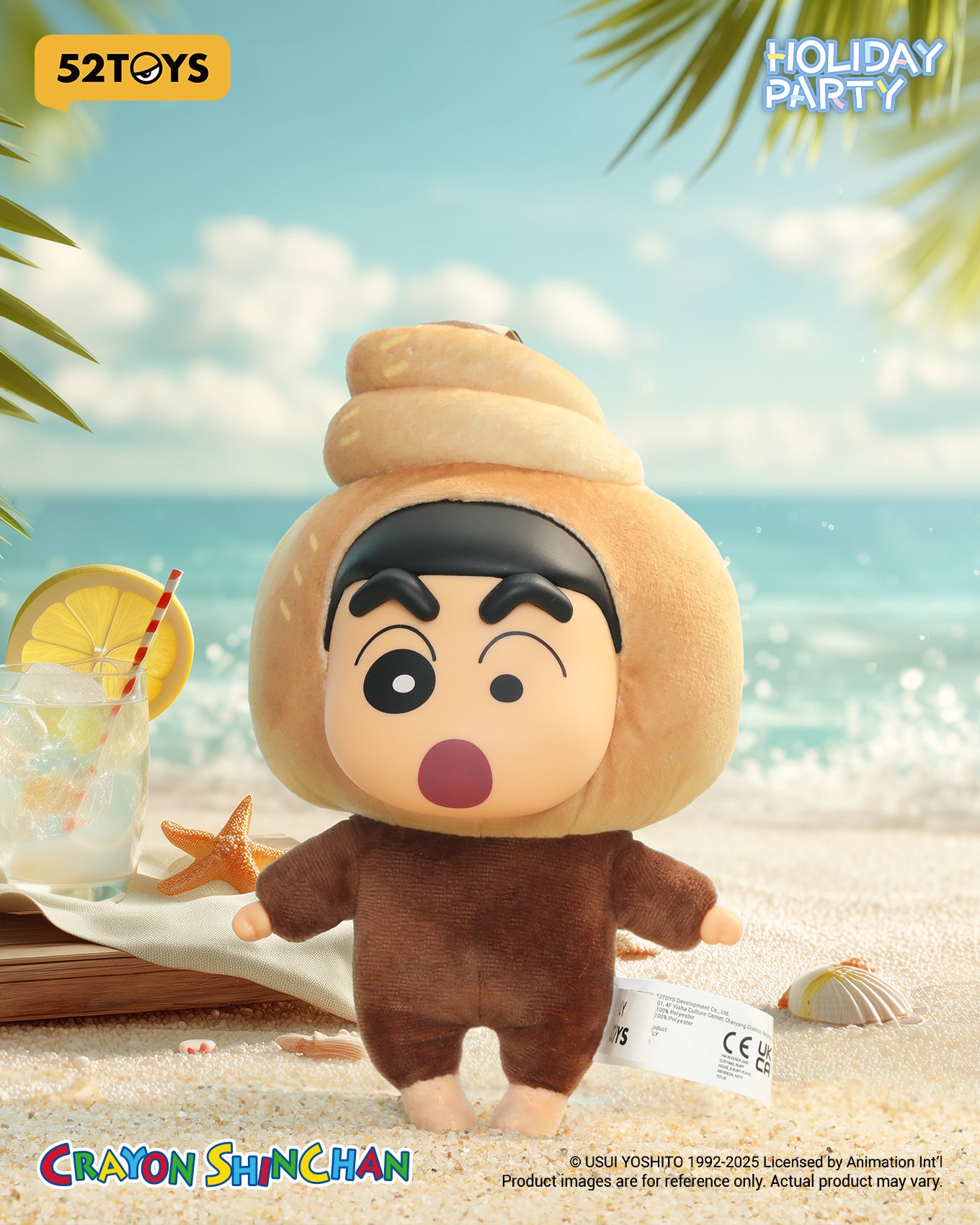 Crayon Shin-chan "Holiday Party" Series Vinyl Plush Keychain Blind Box - 52TOYS