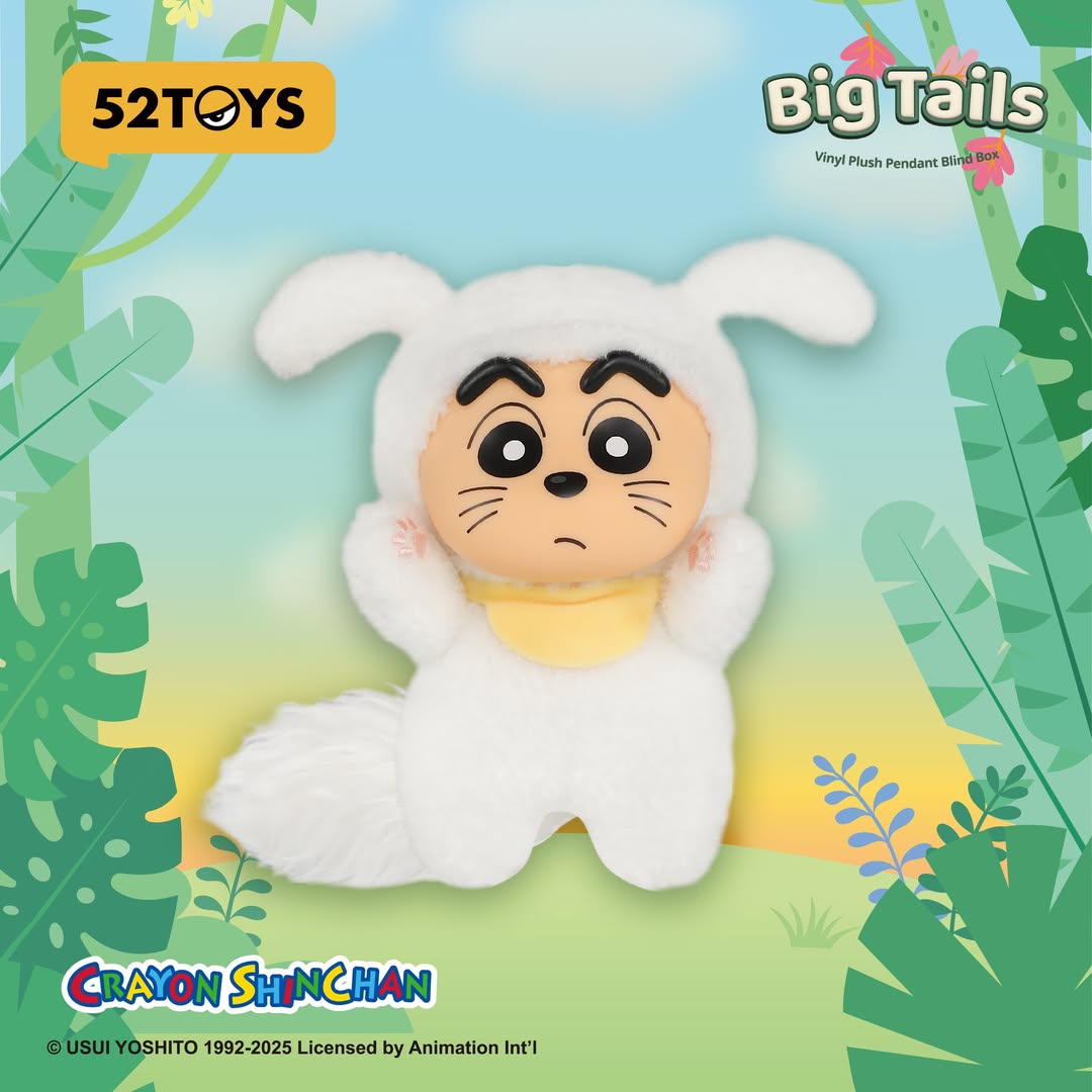 Crayon Shin-chan Big Tails Series Plush Blind Box - 52TOYS
