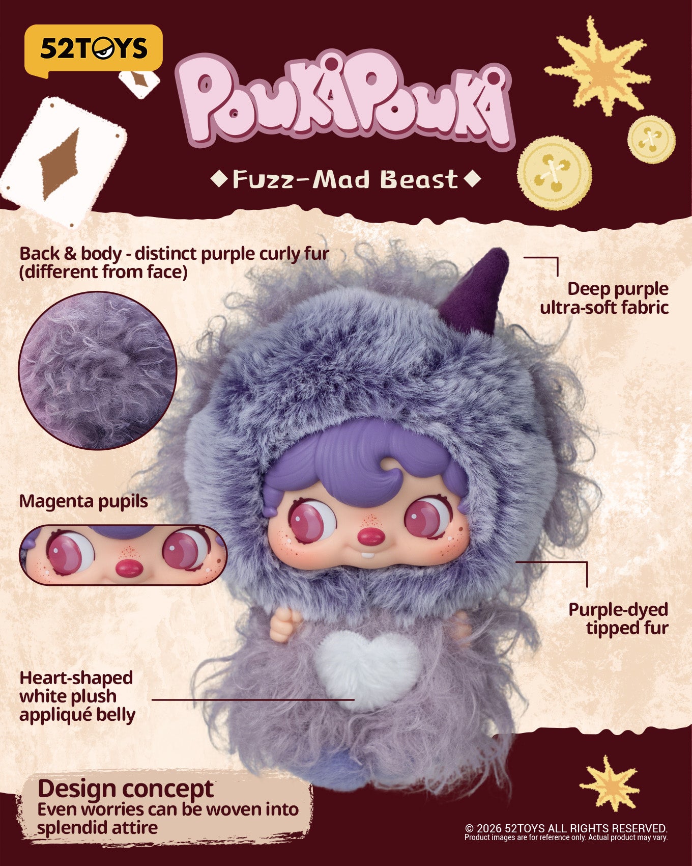 52TOYS PoukaPouka Me & I Vinyl Plush Blind Box