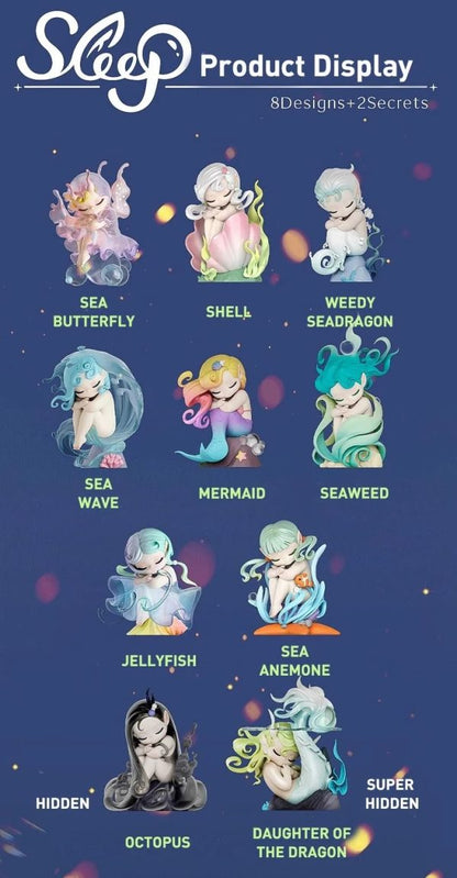 Sleep "Sea Elves" blind box - 1 set of non-duplicates