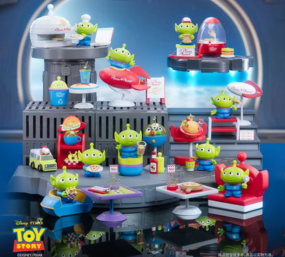 Aliens' Pizza Planet blind box - 1 set of non-duplicates