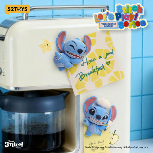 Stitch "Let’s Play!" Fridge Magnet Blind Box - 52TOYS
