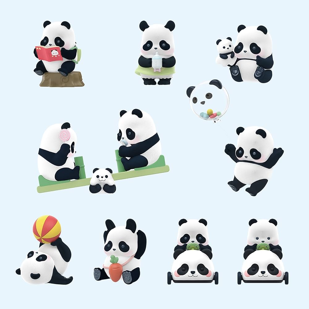 52TOYS Panda Roll Kindergarten blind box - 1 set of non-duplicates
