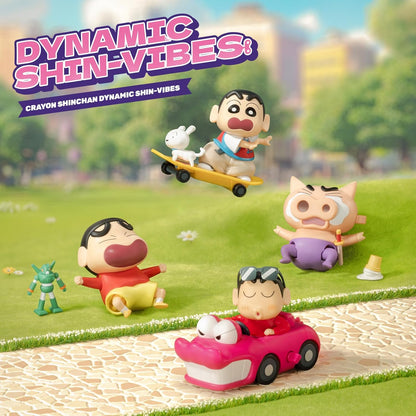 Dynamic Shin-Vibes - 52TOYS blind box (Crayon Shin-chan wind-up toy)
