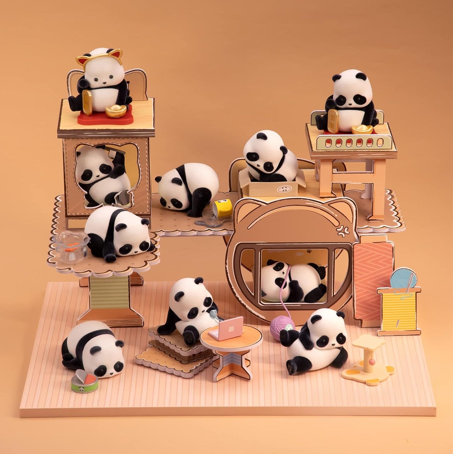 Panda Roll “Panda as a Cat" blind box - 1 set of non-duplicates