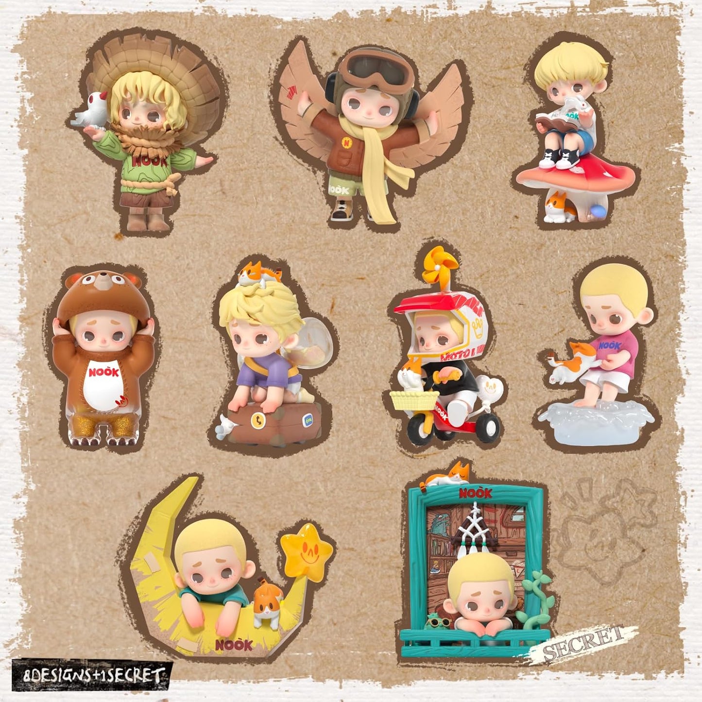 Little World of Nook blind box - 1 set of non-duplicates