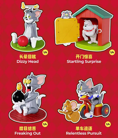 Blind box - Tom & Jerry "Poor Tom" wind-up toy - 1 set of non-duplicates