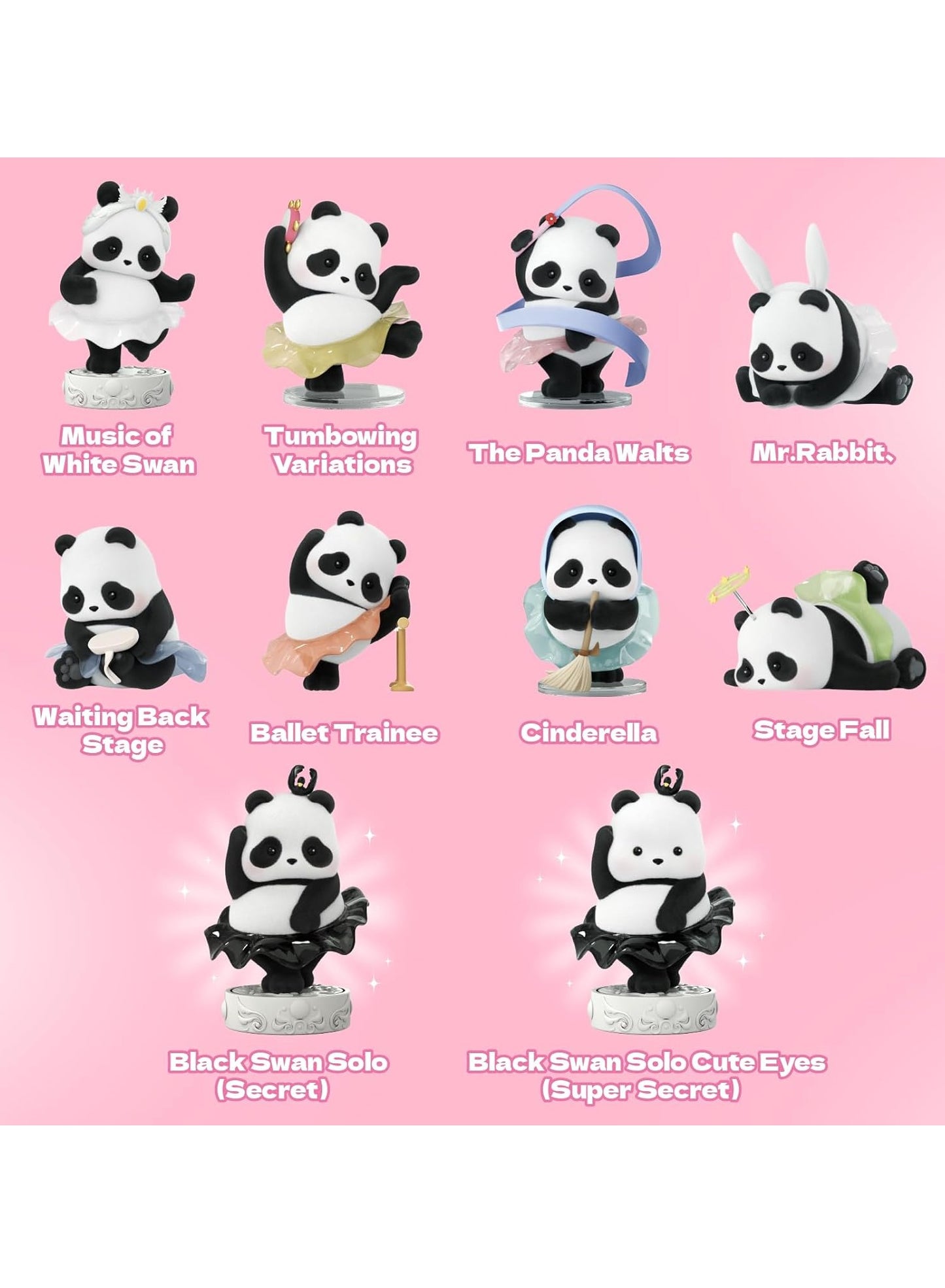 Panda Roll "Ballet Performance" blind box - 1 set of non-duplicates