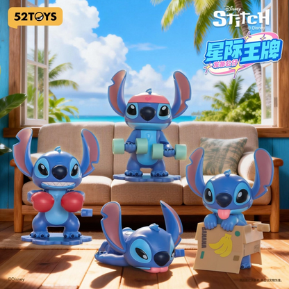 52TOYS blind box: Stitch Galactic Ace Wind-Up Toy Series