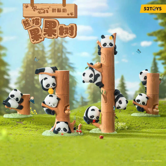 52TOYS Panda Roll "Fruit Tree Climbing" series blind box - 1 set of non-duplicates